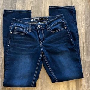 Hydraulic boot cut jeans